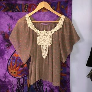 floral lace blouse🌸